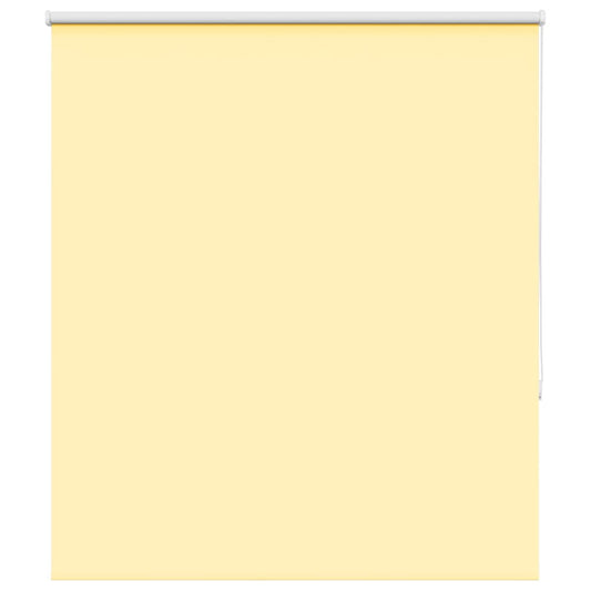 Roller Blind Blackout Yellow 140x150 cm Fabric Width 136,6 cm Polyester