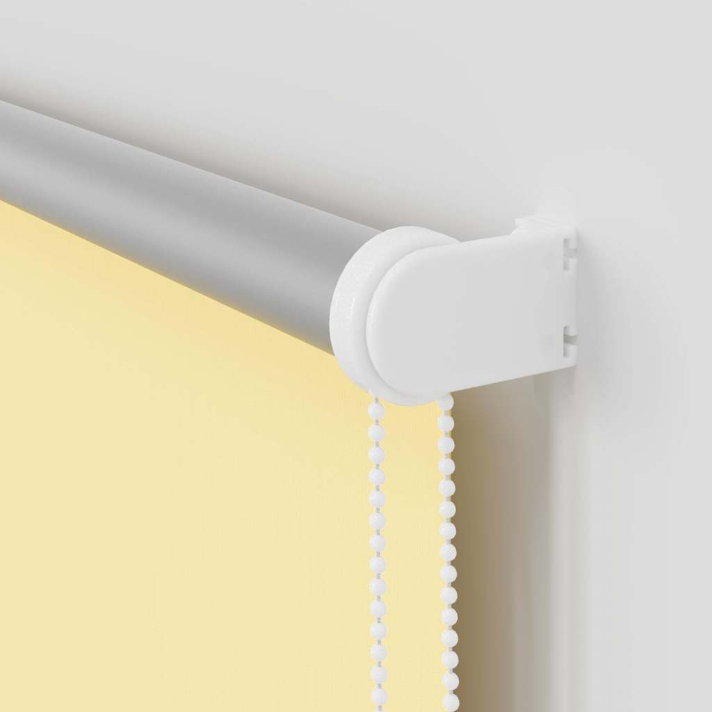 Roller Blind Blackout Yellow 140x150 cm Fabric Width 136,6 cm Polyester