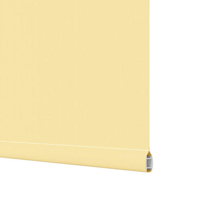 Roller Blind Blackout Yellow 140x150 cm Fabric Width 136,6 cm Polyester