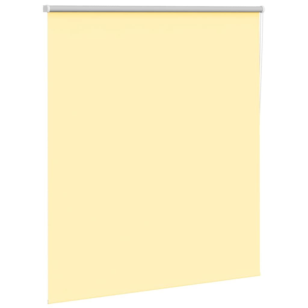 Roller Blind Blackout Yellow 140x150 cm Fabric Width 136,6 cm Polyester