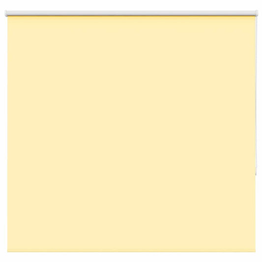 Roller Blind Blackout Yellow 155x150 cm Fabric Width 151.6 cm Polyester