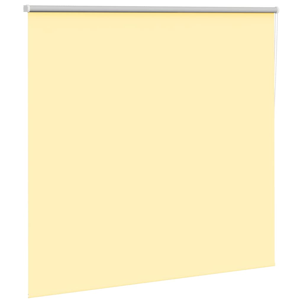 Roller Blind Blackout Yellow 155x150 cm Fabric Width 151.6 cm Polyester
