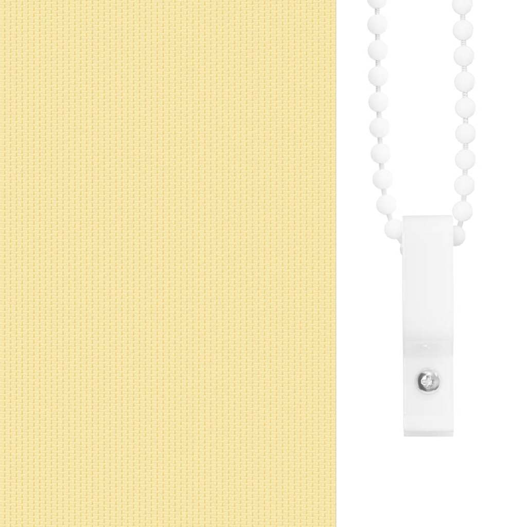 Roller Blind Blackout Yellow 160x150 cm Fabric Width 156.6 cm Polyester