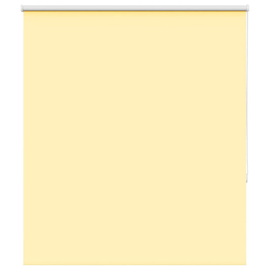 Roller Blind Blackout Yellow 135x175 cm Fabric Width 131.6 cm Polyester