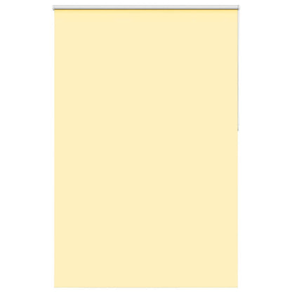 Roller Blind Blackout Yellow 150x210 cm Fabric Width 146.6 cm Polyester
