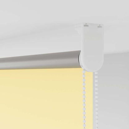 Roller Blind Blackout Yellow 125x230 cm Fabric Width 121.6 cm