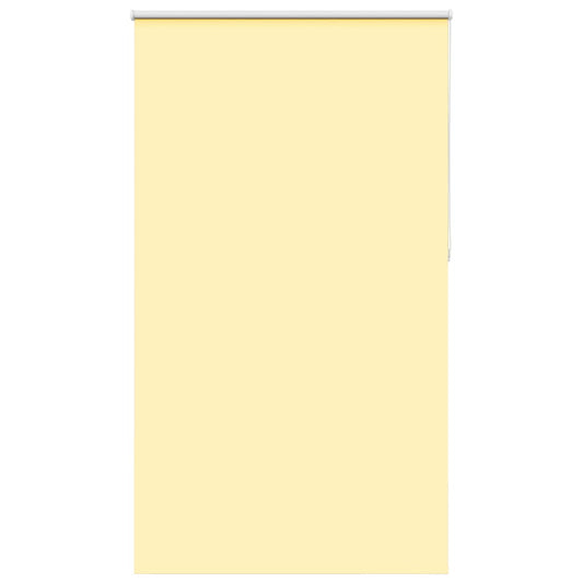 Roller Blind Blackout Yellow 130x230 cm Fabric Width 126.6 cm Polyester