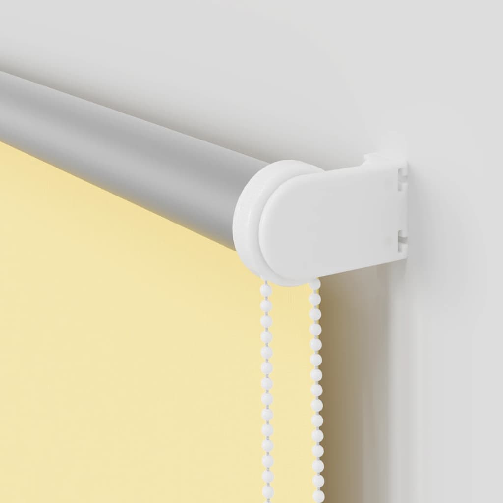 Roller Blind Blackout Yellow 135x230 cm Fabric Width 131.6 cm