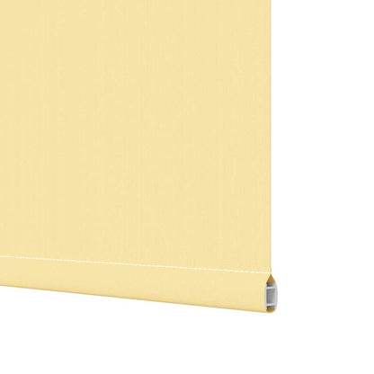 Roller Blind Blackout Yellow 135x230 cm Fabric Width 131.6 cm