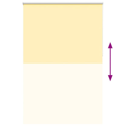 Roller Blind Blackout Yellow 145x230 cm Fabric Width 141.6 cm Polyester