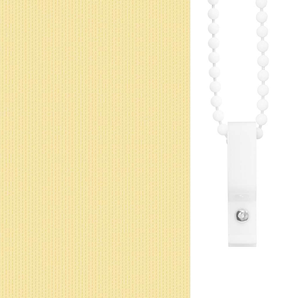 Roller Blind Blackout Yellow 145x230 cm Fabric Width 141.6 cm Polyester