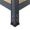 4-Layer Storage Shelves 4 pcs Anthracite Steel&Engineered Wood