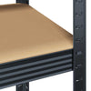 5-Layer Heavy-duty Shelves 3 pcs Anthracite Steel&Engineered Wood