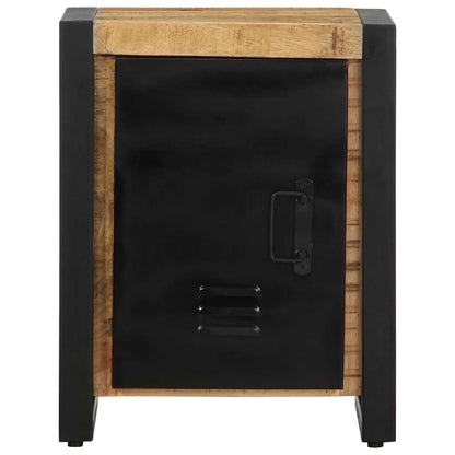 Bedside Cabinet 40x30x51 cm Solid Rough Wood Mango
