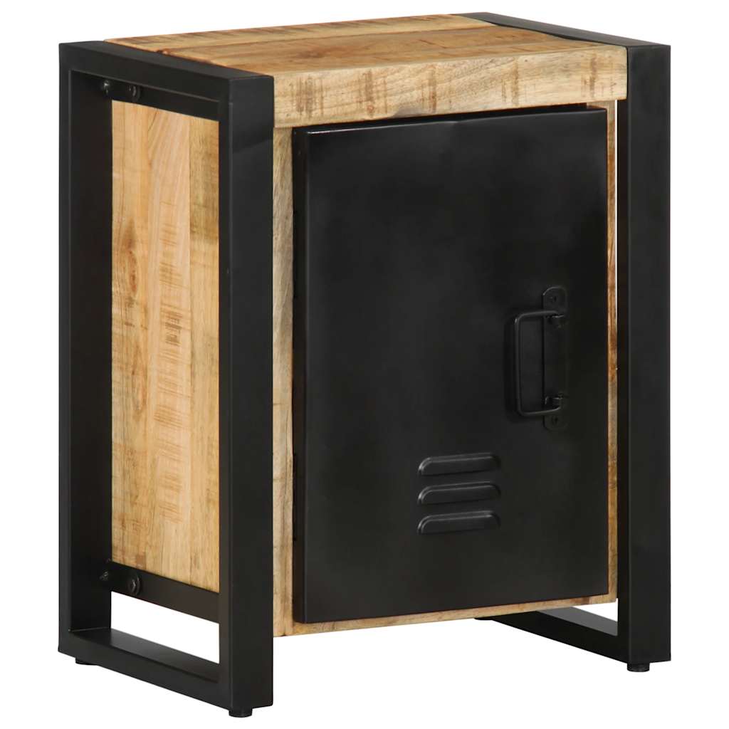 Bedside Cabinet 40x30x51 cm Solid Rough Wood Mango