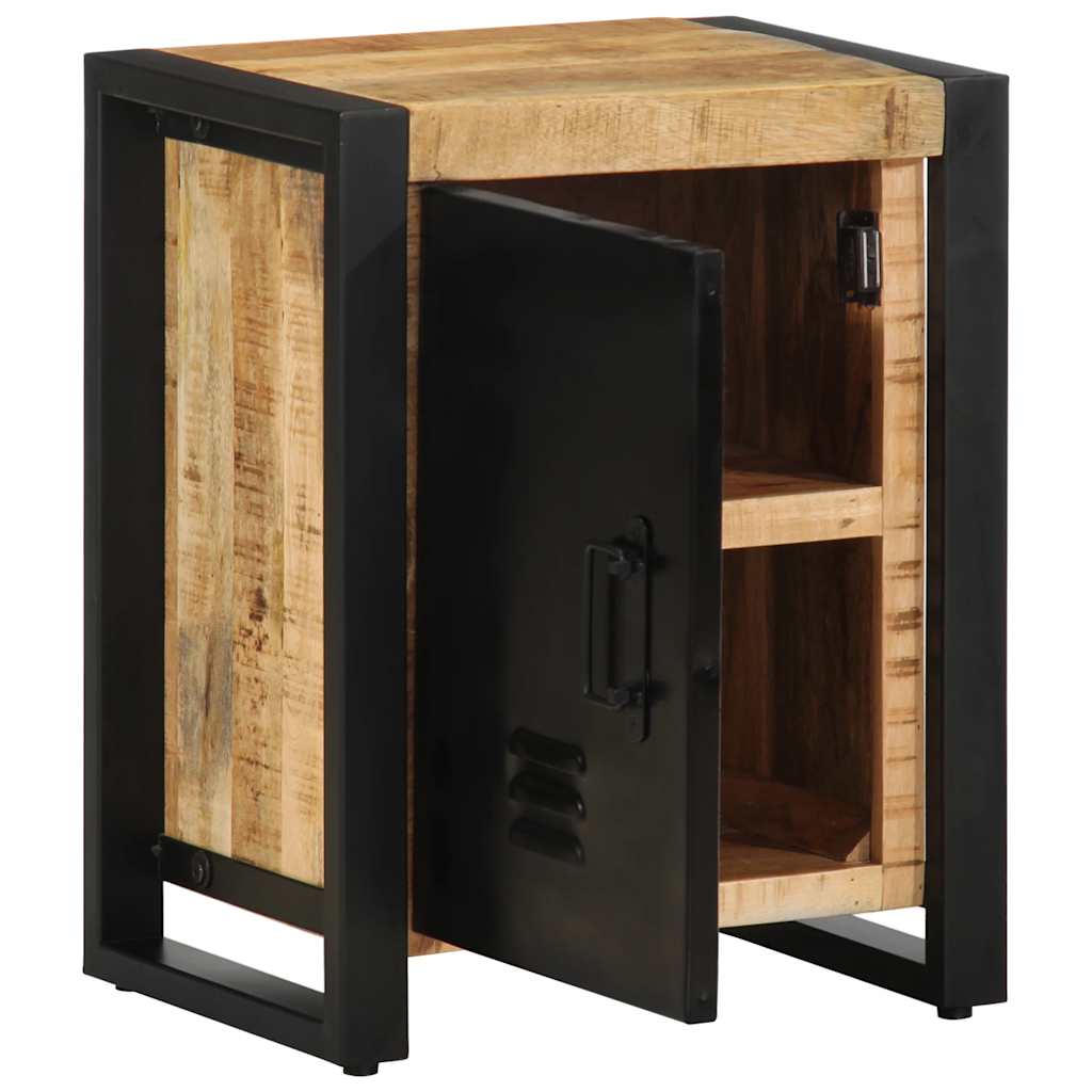 Bedside Cabinet 40x30x51 cm Solid Rough Wood Mango