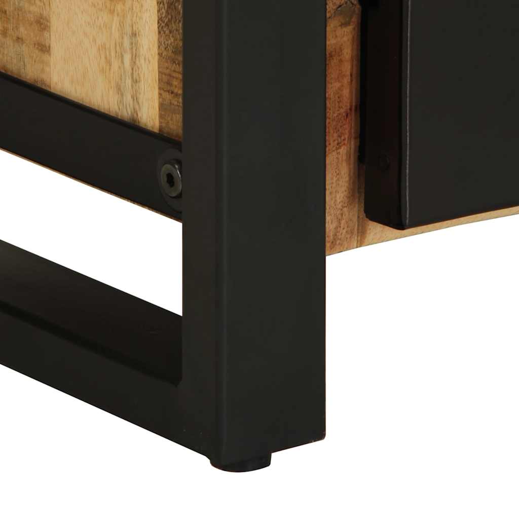 Bedside Cabinet 40x30x51 cm Solid Rough Wood Mango