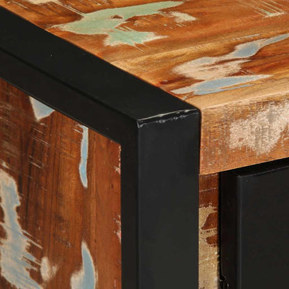 Sideboard Multicolour 55x35x70 cm Solid Wood Reclaimed