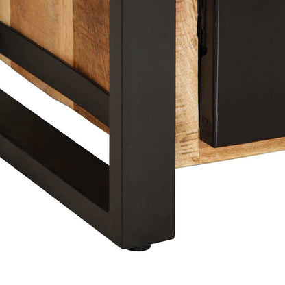 Sideboard 55x35x70 cm Solid Rough Wood Mango