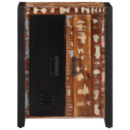 Sideboard Multicolour 55x35x70 cm Solid Wood Reclaimed