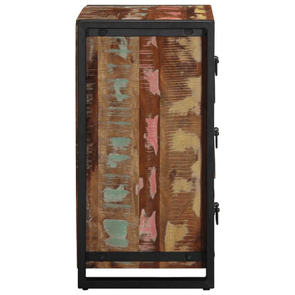 Drawer Cabinet Multicolour 50x35x70 cm Solid Wood Reclaimed
