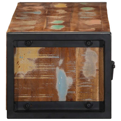 TV Cabinet 100x30x25 cm Solid Wood Reclaimed