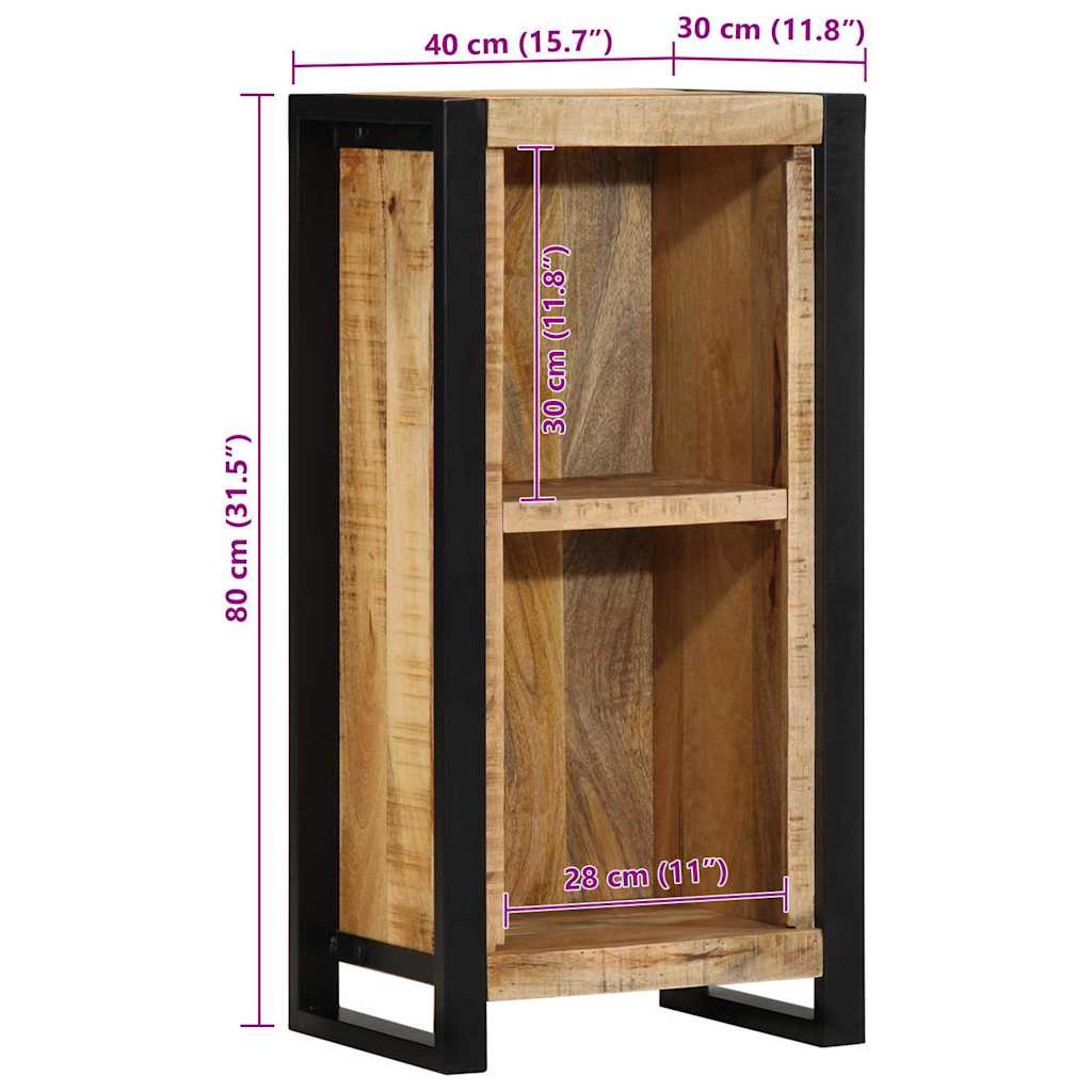Bedside Cabinet Brown 40 x 30 x 80 cm Solid Mango wood