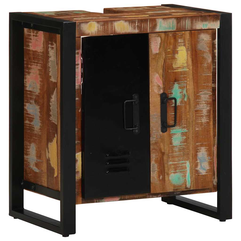 Bathroom Cabinet Brown 55 x 35 x 60 cm Solid Reclaim Wood