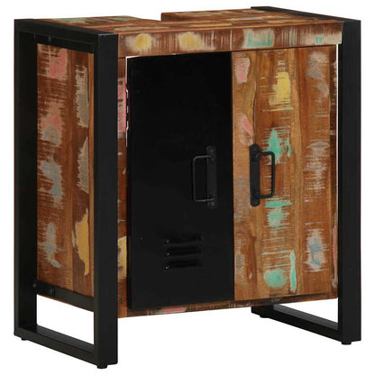 Bathroom Cabinet Brown 55 x 35 x 60 cm Solid Reclaim Wood