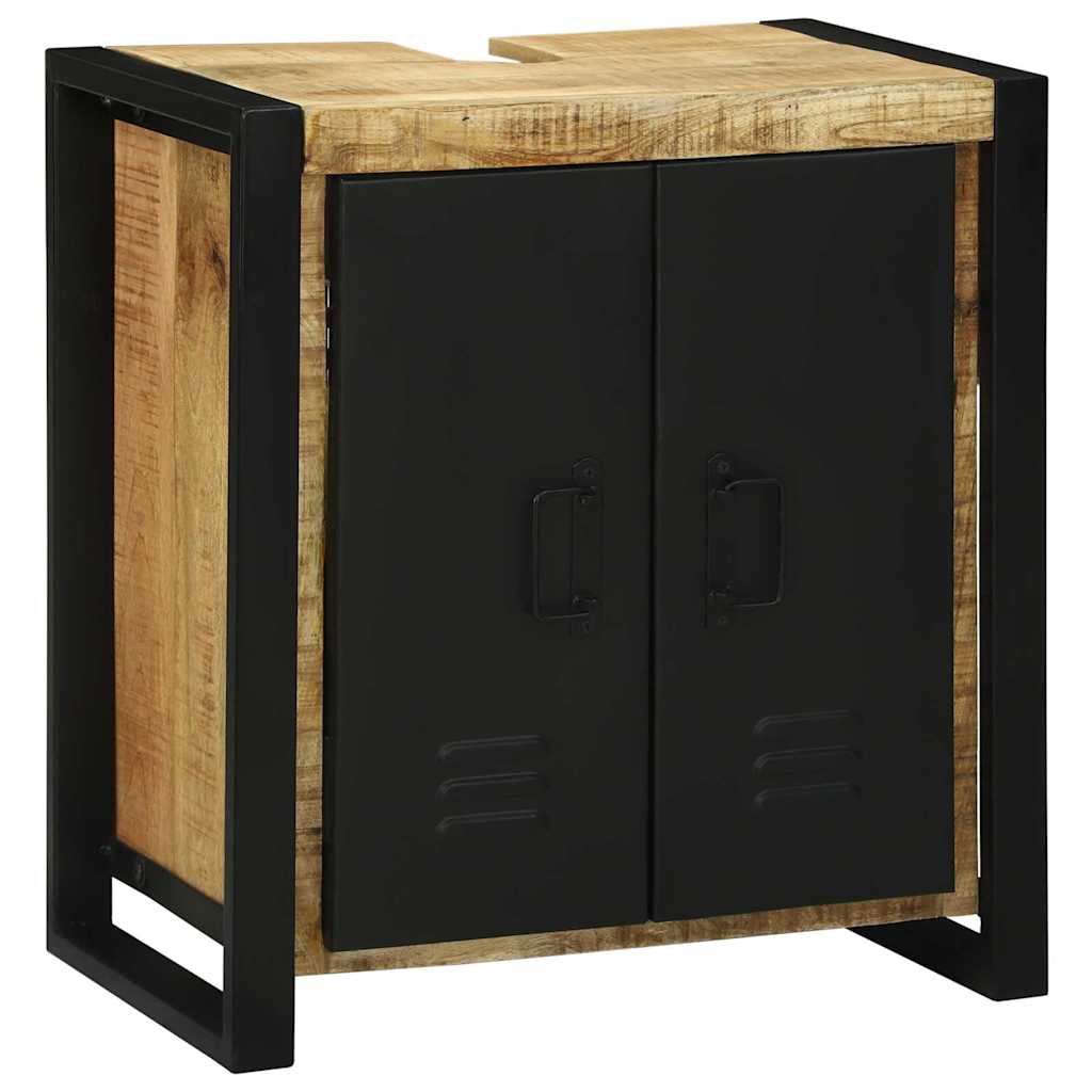 Sink cabinet with Shelf Brown 55 x 35 x 60 cm Solid Mango Wood