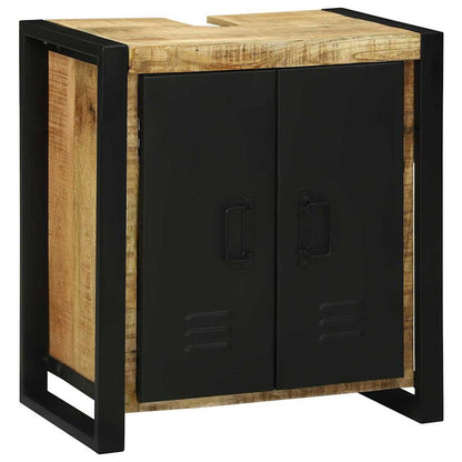 Sink cabinet with Shelf Brown 55 x 35 x 60 cm Solid Mango Wood