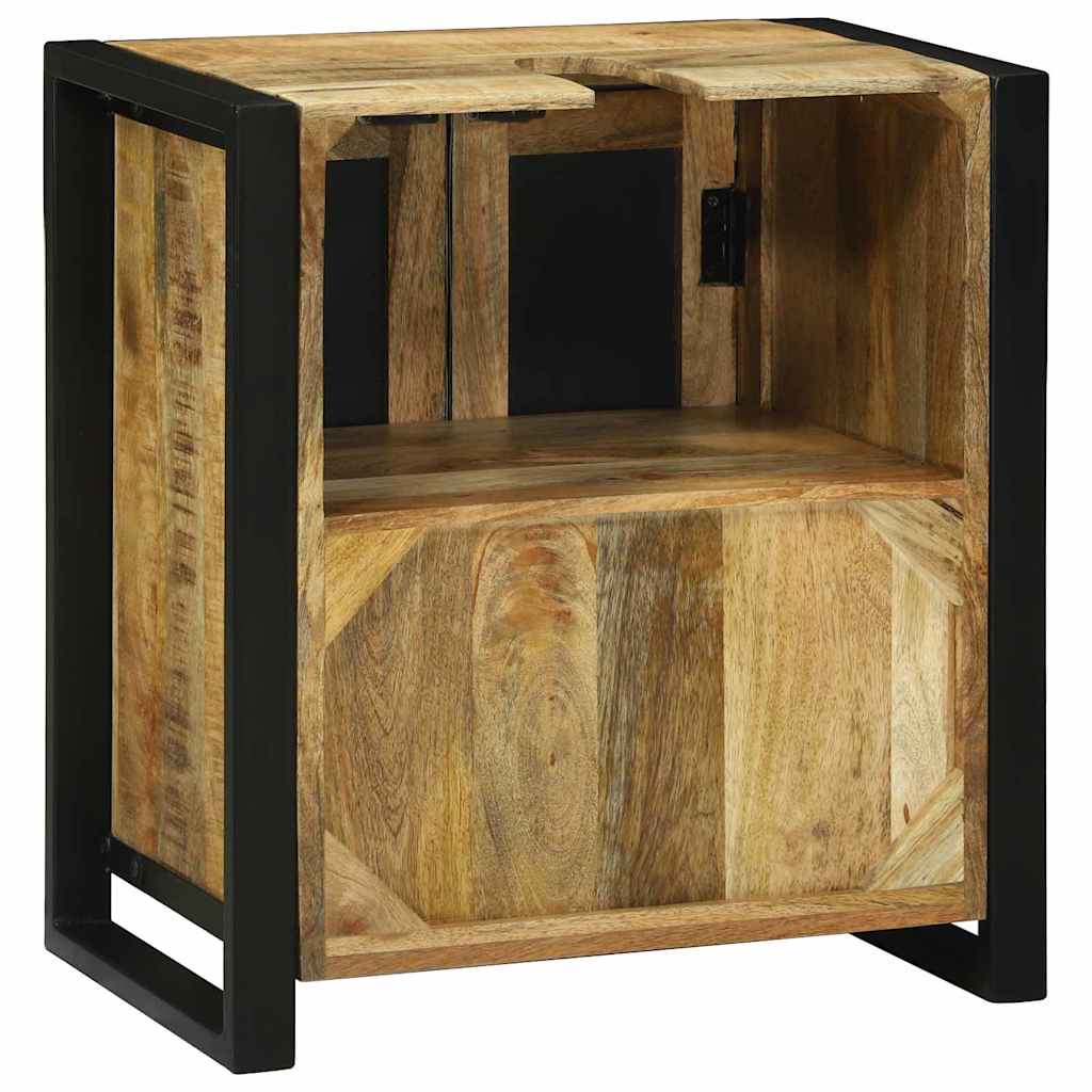 Sink cabinet with Shelf Brown 55 x 35 x 60 cm Solid Mango Wood