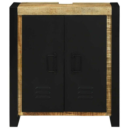 Sink cabinet with Shelf Brown 55 x 35 x 60 cm Solid Mango Wood