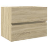 2 Piece Bathroom Furniture Set Ceramic and Engineered Wood
