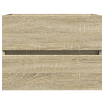 2 Piece Bathroom Furniture Set Ceramic and Engineered Wood