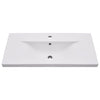 2 Piece Bathroom Furniture Set Ceramic and Engineered Wood