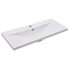 2 Piece Bathroom Furniture Set Ceramic and Engineered Wood