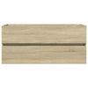 2 Piece Bathroom Furniture Set Ceramic and Engineered Wood