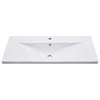 2 Piece Bathroom Furniture Set Ceramic and Engineered Wood
