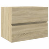 2 Piece Bathroom Furniture Set Ceramic and Engineered Wood
