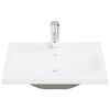 2 Piece Bathroom Furniture Set Ceramic and Engineered Wood