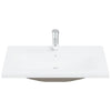 2 Piece Bathroom Furniture Set Ceramic and Engineered Wood