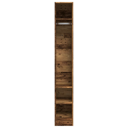 Wardrobe Old Wood 30x50x200 cm Engineered Wood