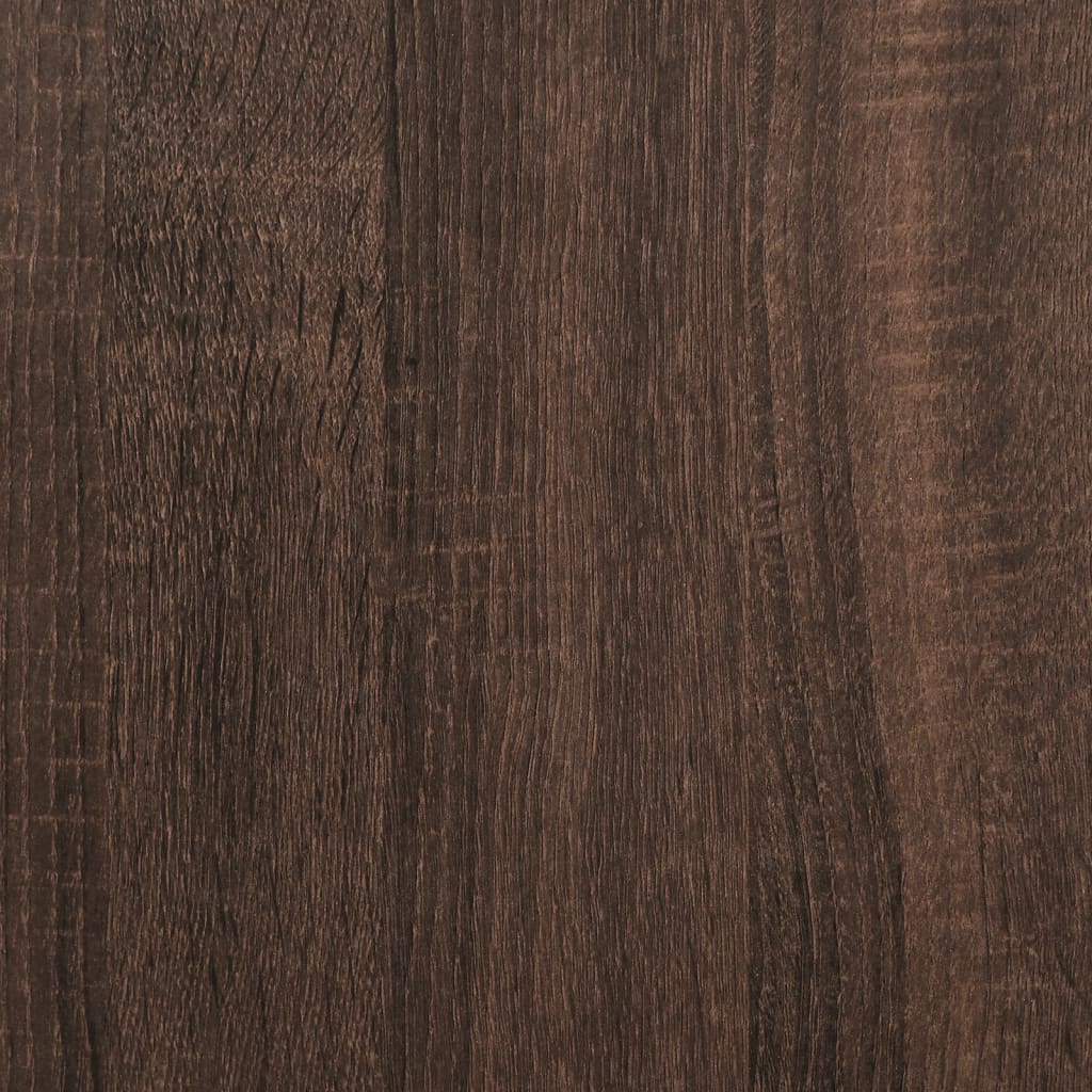 Wardrobe Brown Oak 80x50x200 cm Engineered Wood