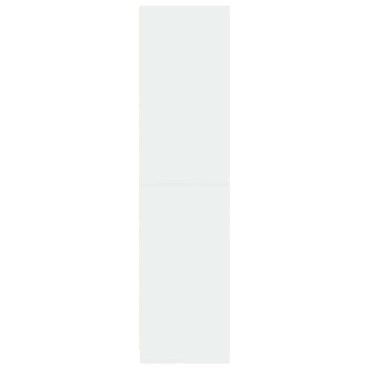 Wardrobe White 30x50x200 cm Engineered Wood