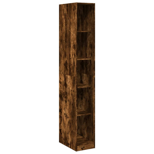 Wardrobe Smoked Oak 30x50x200 cm Engineered Wood
