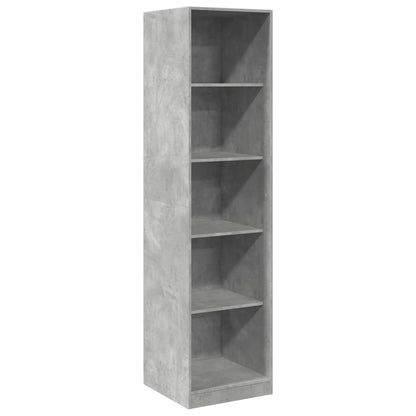 Wardrobe Concrete Grey 50x50x200 cm Engineered Wood