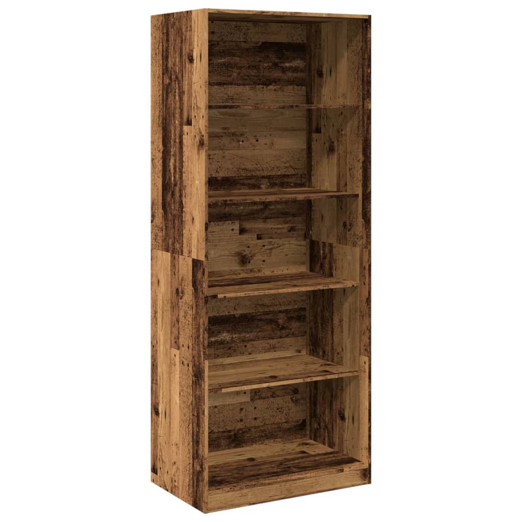 Wardrobe Old Wood 80x50x200 cm Engineered Wood