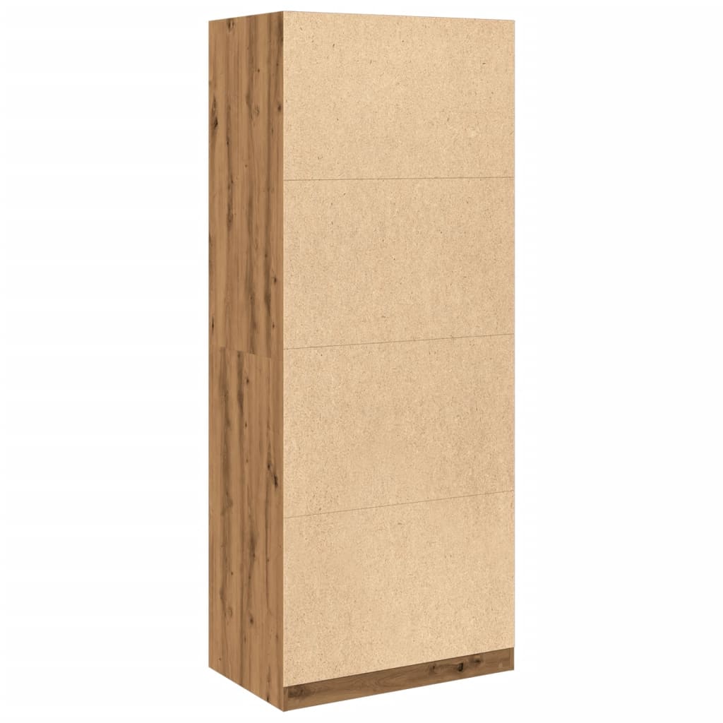 Wardrobe Artisian Oak 80x50x200 cm Engineered Wood