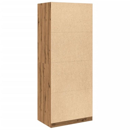 Wardrobe Artisian Oak 80x50x200 cm Engineered Wood